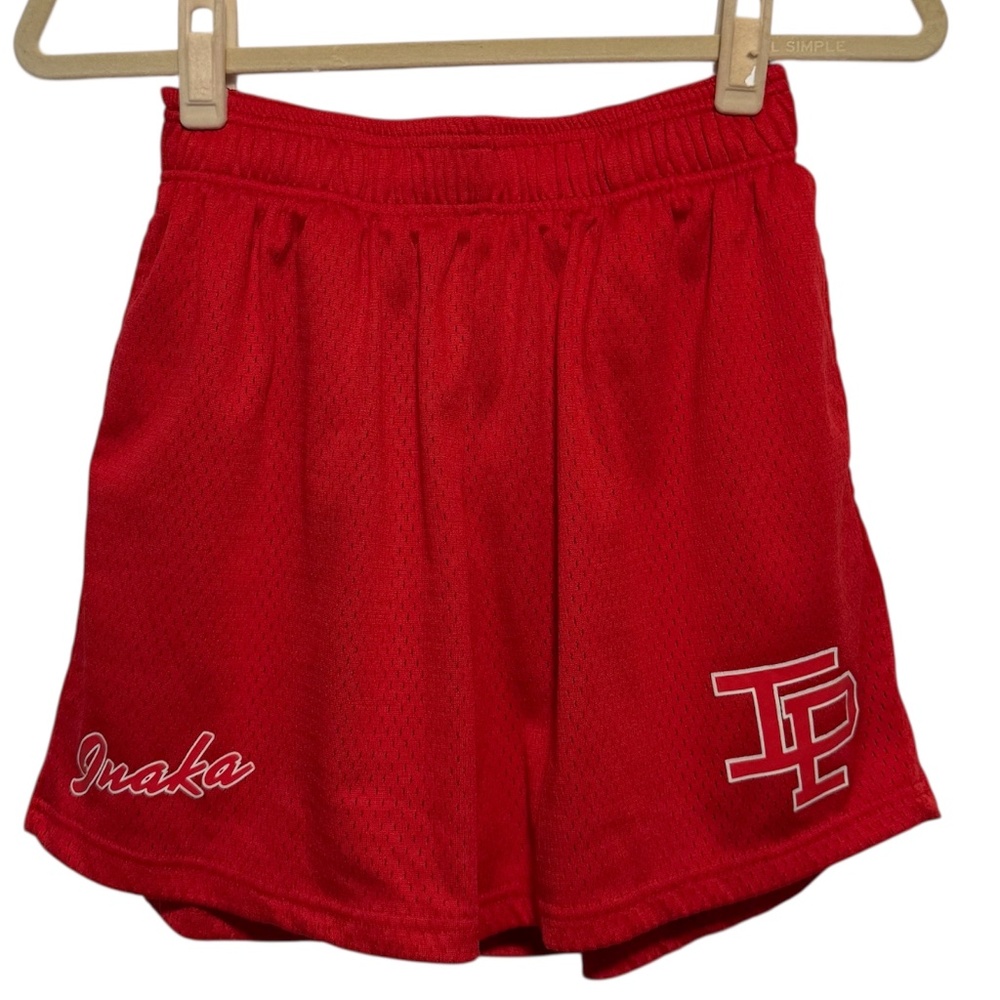 Inaka Power Classic Mesh Shorts Size Small Red